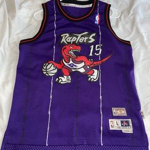 Vince Carter Raptors Throwback Purple Jersey Hardwood Classics Youth Large